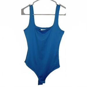 Live in the Moment Blue Women's Bodysuit Size S